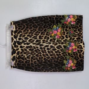 RARE Vintage 90s Moschino off runway leopard skirt 🙀
